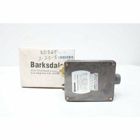 BARKSDALE ACTUATED 160-3200PSI 125/250/480V-AC PRESSURE SWITCH B1T-A32SS